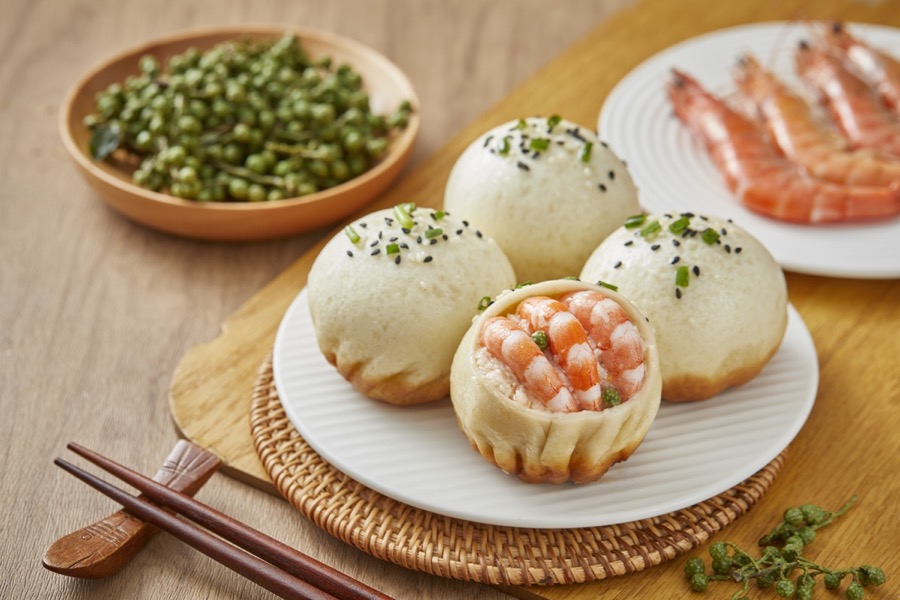 藤椒大虾生煎